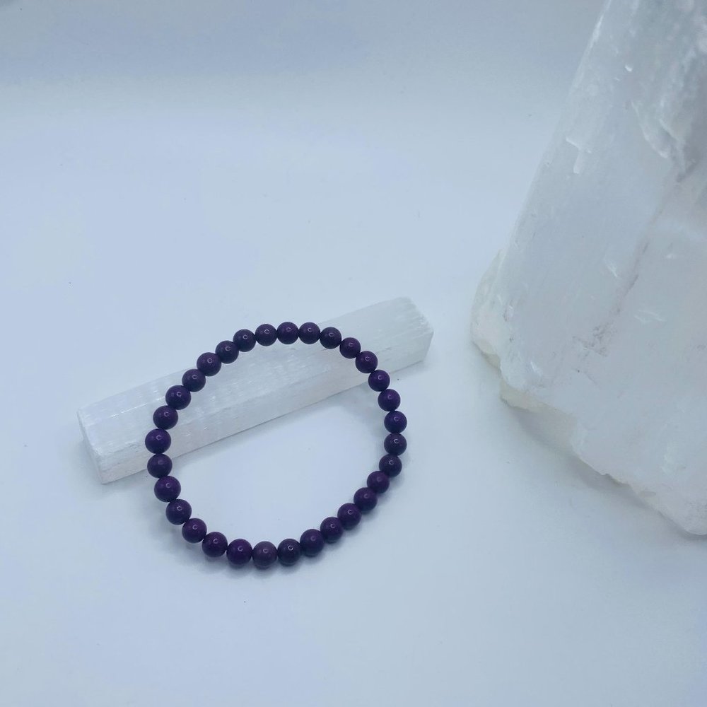 Phosphosiderite Crystal Beaded Bracelet NEW
